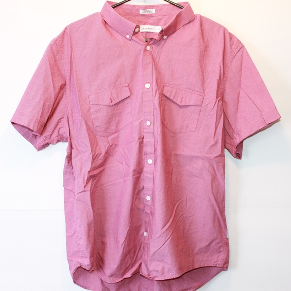 Calvin Klein Other - Calvin Klein Men's XL Pink Button Up Shirt